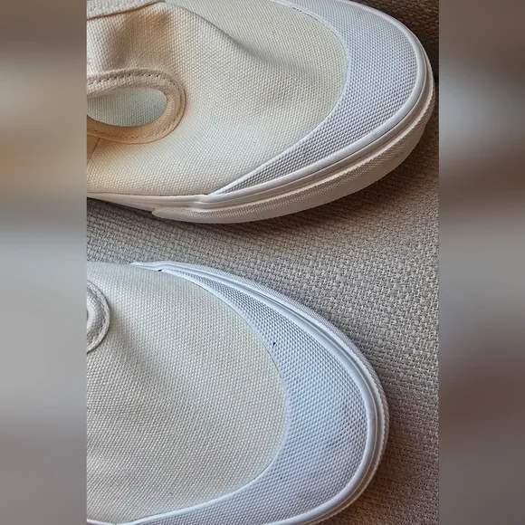 Vans Women's Cream/White Mary Jane Style 93 Canvas Shoe - Picture 3 of 3